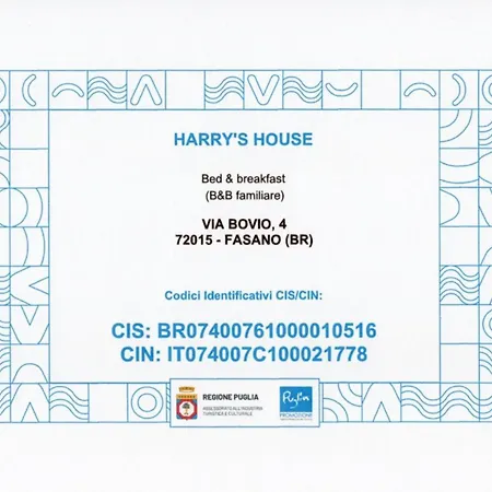 Harry's House Bed & Breakfast Fasano